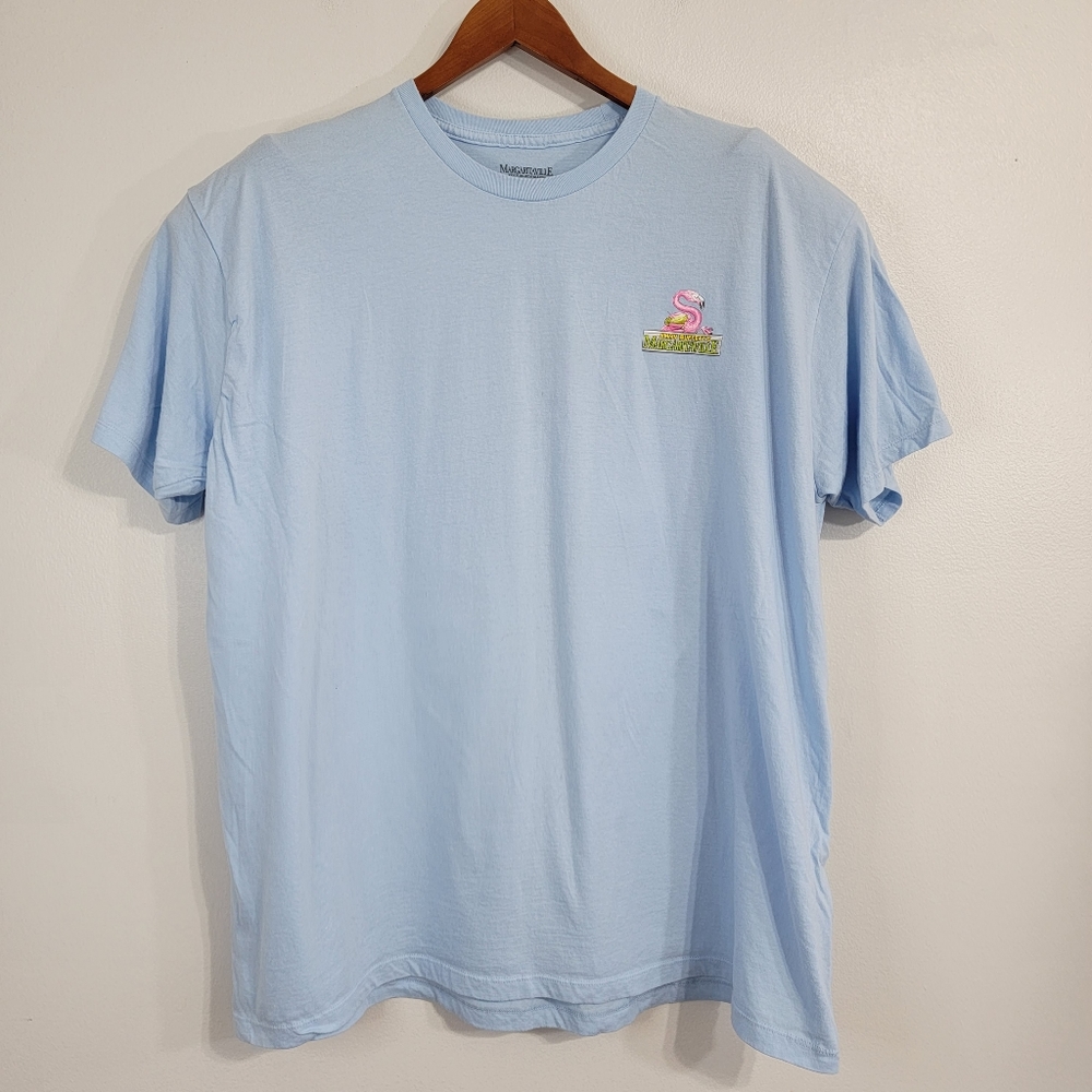 Jimmy Buffett's Margaritaville Light Blue Las Vegas Graphic Short Sleeve Tee - Picture 2 of 6